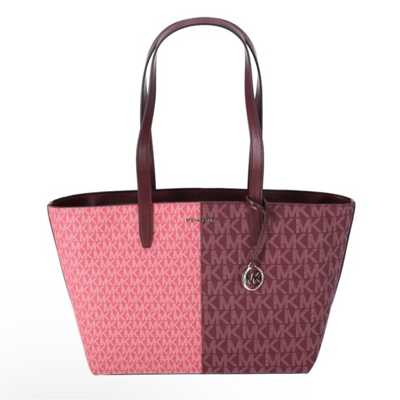 NWT Michael Kors Jet Set Tote Bag Pink Ox Blood Tote Bag